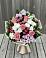 Букет цветов из: Альстромерии, Гвоздики, Розы и Хризантемы в Привольном