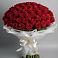 Букет 101 Красная роза Блэк Мэджик в Привольном