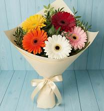 Букет цветов из:  Герберы в Привольном