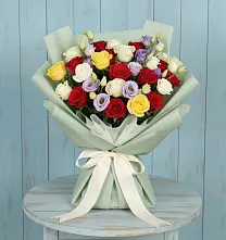 Букет цветов из:  Розы в Привольном