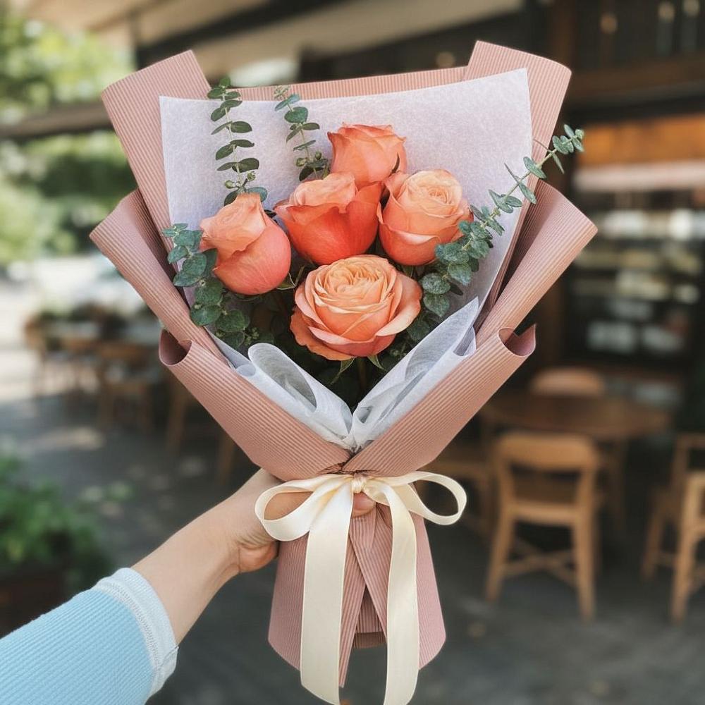 Букет цветов из: Розы в Привольном