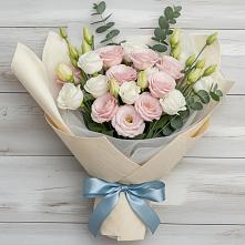 Букет цветов из:  Лизиантусы в Привольном