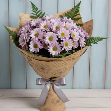 Букет цветов из:  Хризантемы #REPLACE_PRED# Привольном