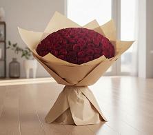 Букет 101 Красная роза в Привольном