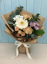 Букет цветов из:  Герберы и Хризантемы в Привольном