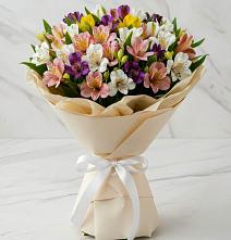 Букет цветов из:  Альстромерии #REPLACE_PRED# Привольном