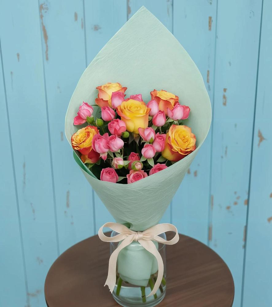 Букет цветов из: Розы в Привольном