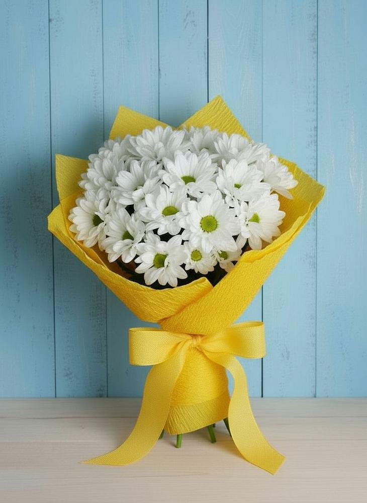 Букет цветов из: Хризантемы в Привольном