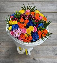 Букет цветов из:  Розы и Хризантемы в Привольном