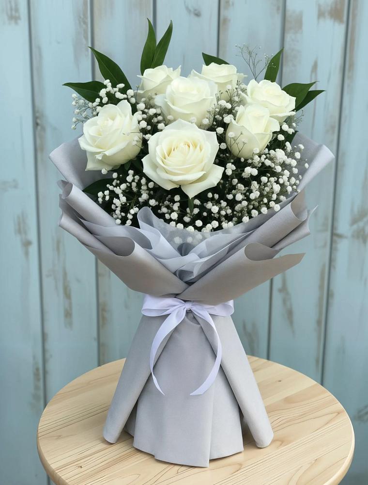 Букет цветов из: Розы в Привольном