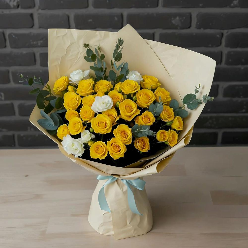 Букет цветов из: Розы в Привольном