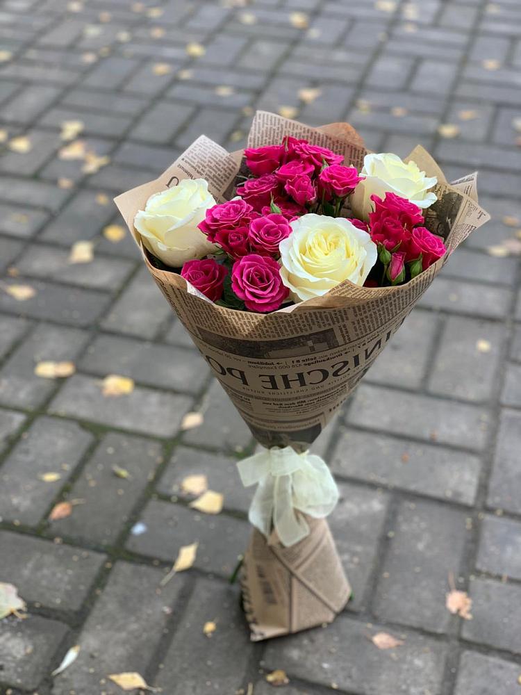 Букет цветов из: Розы в Привольном