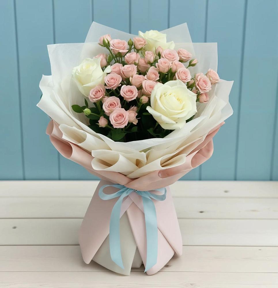 Букет цветов из: Розы в Привольном